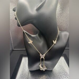Gold Butterfly Necklace